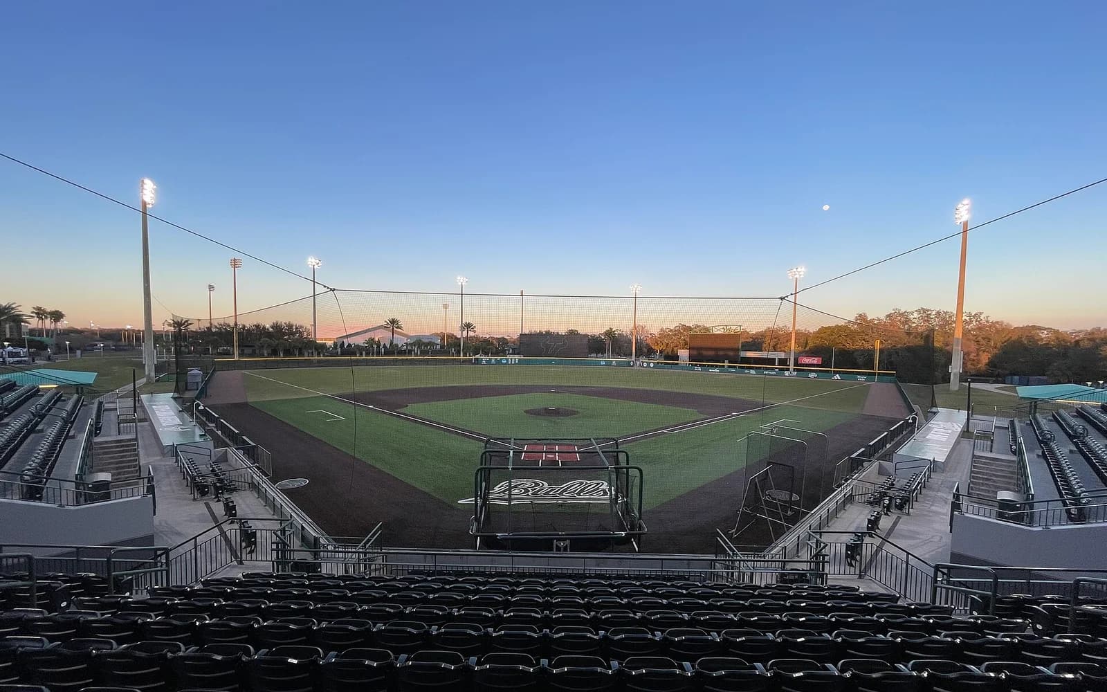 View of USF Baseball Stadium, home of South Florida baseball.