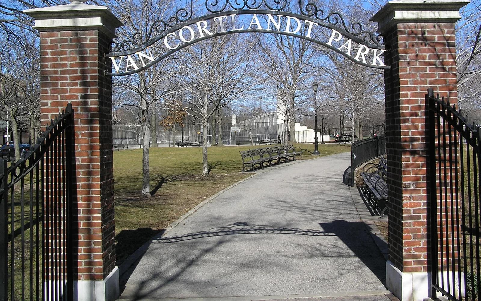View of Van Cortlandt Park, home of Manhattan baseball.