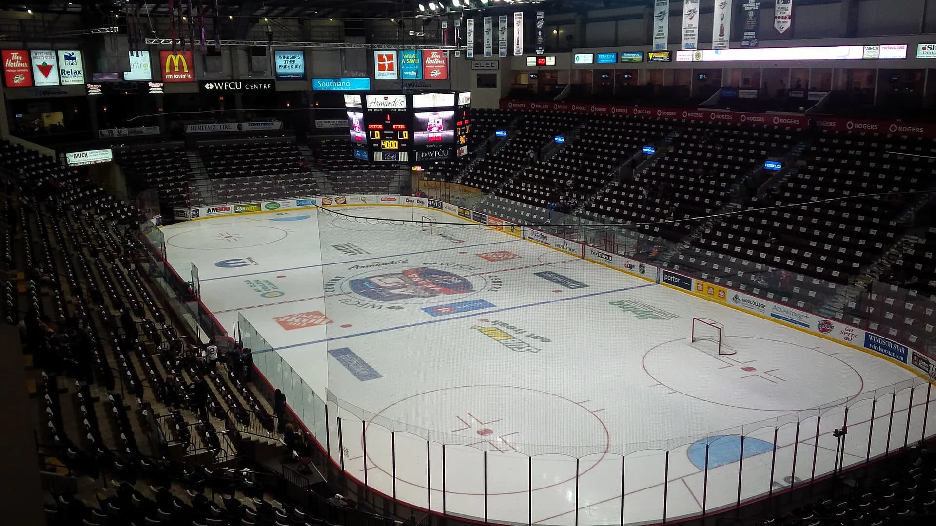 Wide interior or event view at WFCU Centre in Windsor, ON