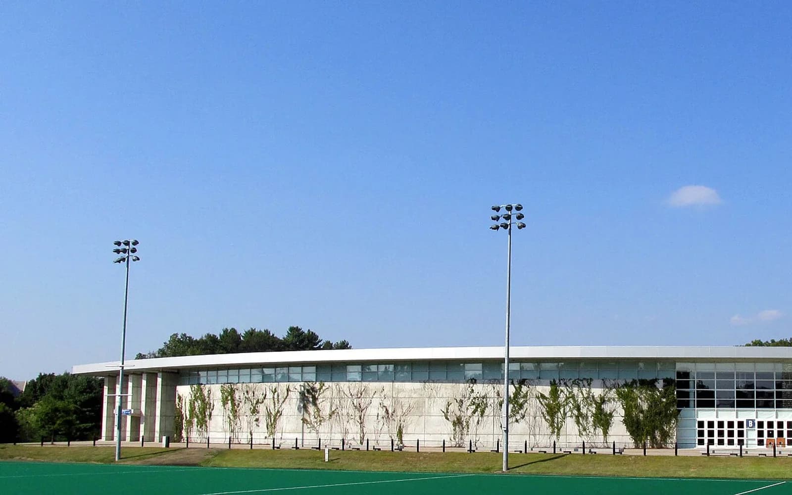 View of Whittemore Center, home of New Hampshire men ice hockey.