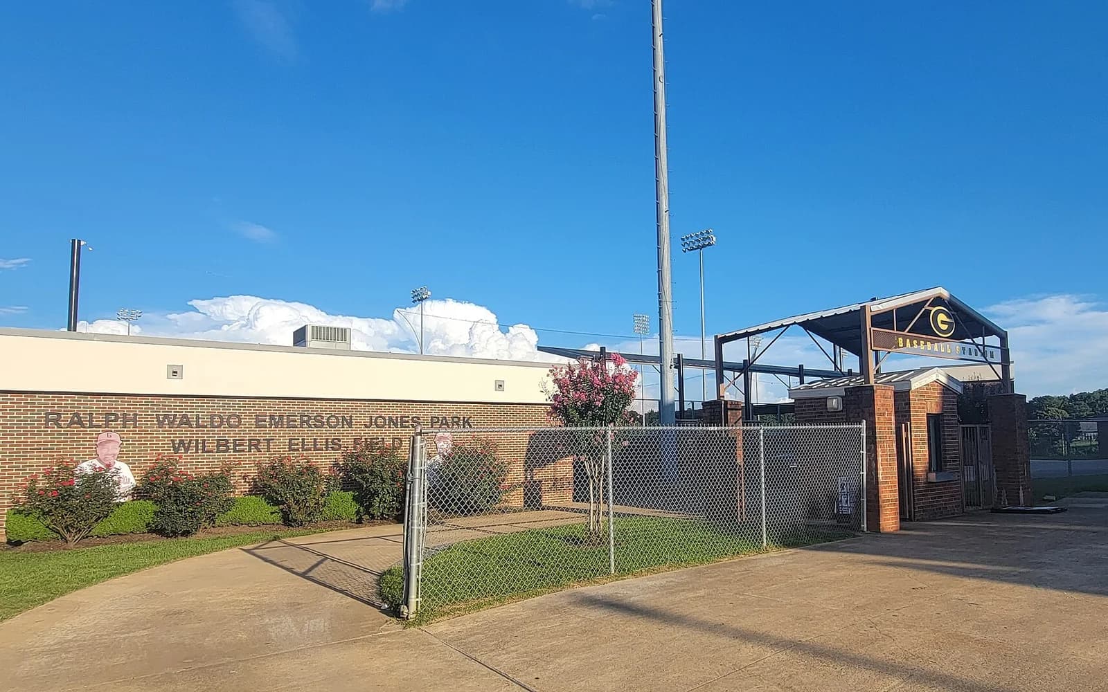 View of Wilbert Ellis Field at Ralph Waldo Emerson Jones Park, home of Grambling baseball.