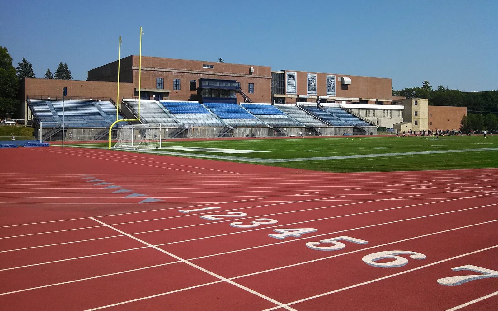 View of Wildcat Stadium, home of New Hampshire Wildcats football.