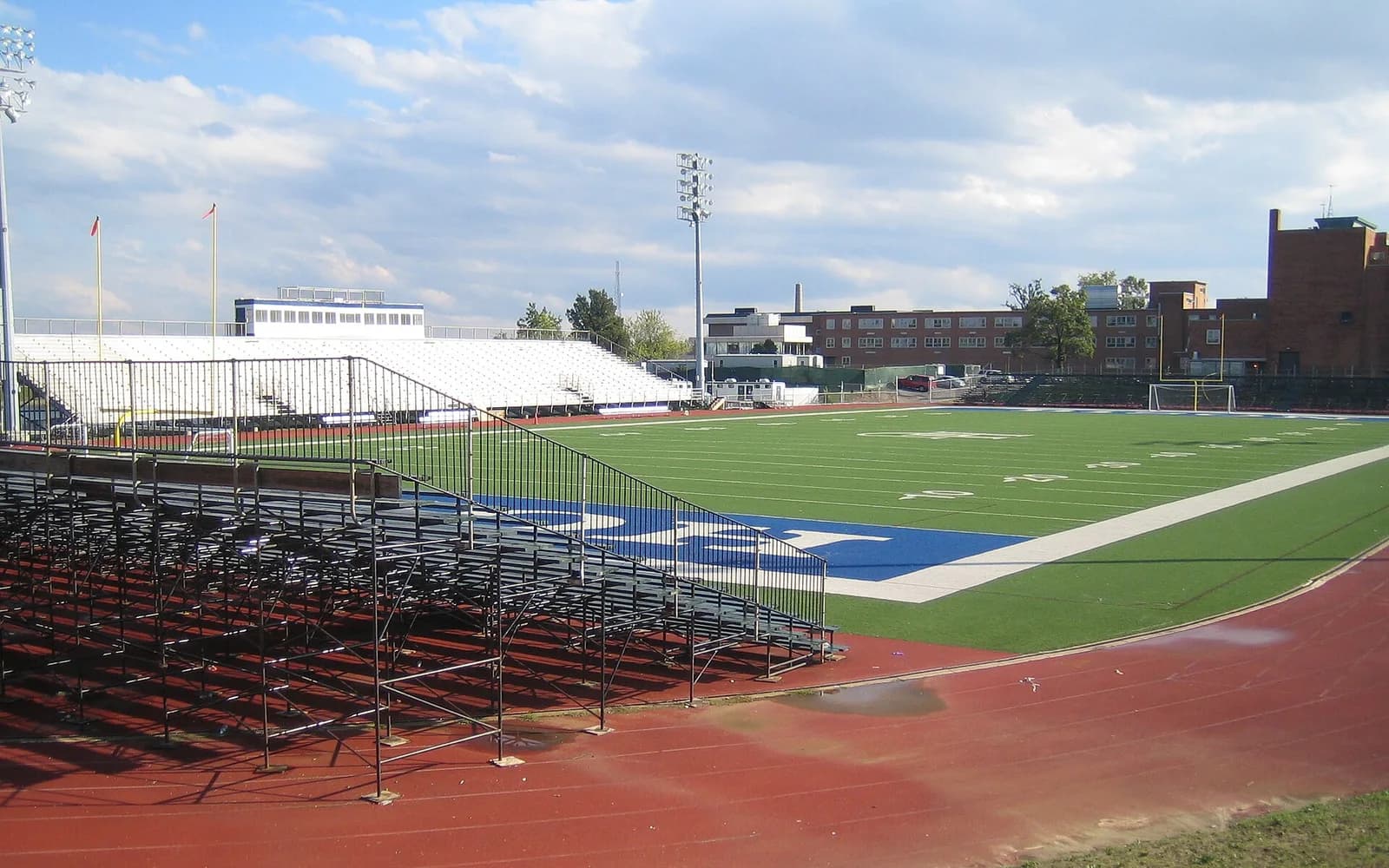 View of William H. Greene Stadium, home of Howard Bison football.