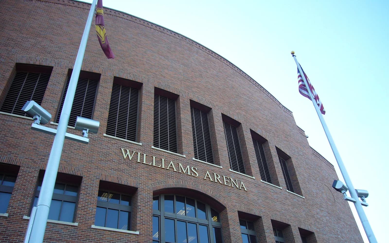 View of Williams Arena, home of Minnesota basketball.