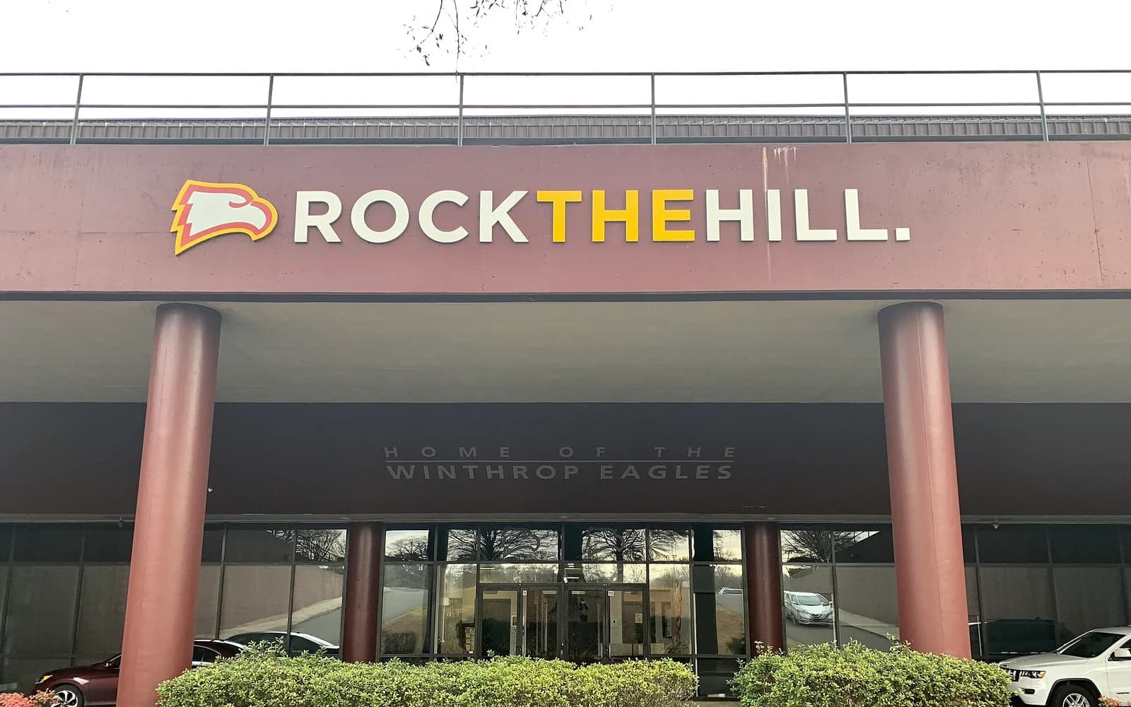 View of Winthrop Coliseum, home of Winthrop basketball.