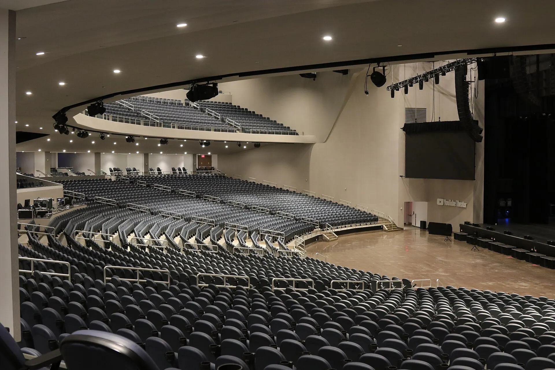 YouTube Theater — YouTube Theater interior.