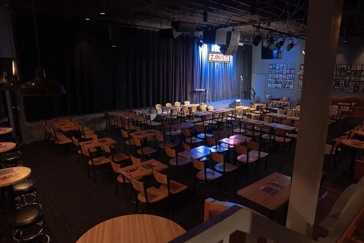 Zanies Nashville — documentary venue view.